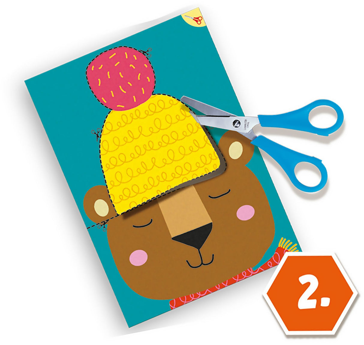 J'apprends a découper pas a pas - SES CREATIVE - Hobby 3 - 6 - Motricité Fine - 3 Ciseaux Sécurité + Loisirs + Zigzag - Age : 3+