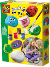 Peinture pierre - SES CREATIVE - Hobby - Pierres naturelles - DIY Animaux en pierres - Age : 5+