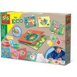 Cartes de peinture au doigt Eco - SES CREATIVE - Exprime-toi avec la peinture au doigt et des feuilles de papier.