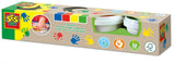 Eco peinture a doigts 4 couleurs - SES CREATIVE - Colouring and painting - Peinturer - Activité créative peinture - Age : 2+