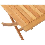 Ensemble repas de jardin en bois d'eucalyptus FSC - BANGGI - 4 personnes