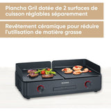 Plancha SEVERIN - PG8569 - Surface de cuisson 48x27cm - Revetement céramique antiadhésif - 2200W