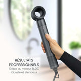Brosse coiffante ionique - SEVERIN - Multistyler 5-en-1 - Moteur BLDC puissant - 5 embouts - 1500 W - Gris et noir