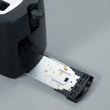 Grille-pain SEVERIN AT2287 - 700 W, 2 tranches, brunissage réglable, support viennoiseries, noir