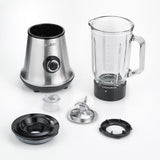 Blender - SEVERIN - SM3734 - 500 W - Bol en verre 1 L - 2 vitesses + fonction pulse - Inox/Noir