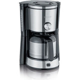 Cafetiere filtre isotherme SEVERIN KA4845 - 8 tasses - 1 L - 1 000 W - SÈlecteur d'arÙme - Inox/Noir