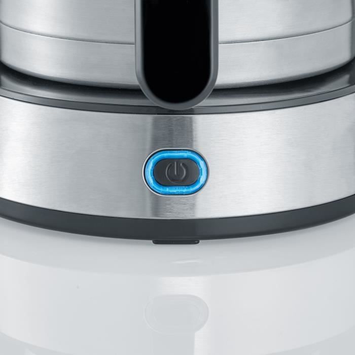 Cafetiere filtre isotherme SEVERIN KA4845 - 8 tasses - 1 L - 1 000 W - SÈlecteur d'arÙme - Inox/Noir