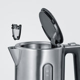 Bouilloire SEVERIN WK3418 - Inox - 1,7 L - Température réglable - Affichage LCD