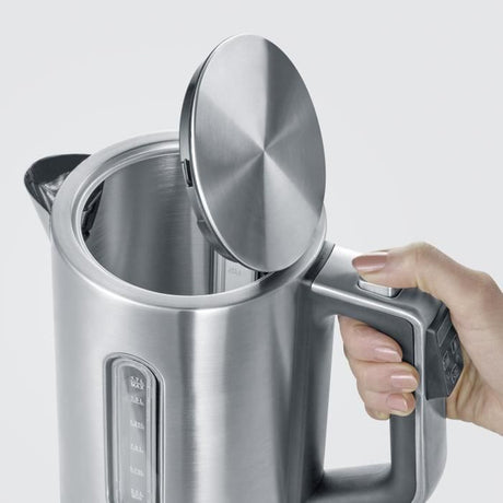 Bouilloire SEVERIN WK3418 - Inox - 1,7 L - Température réglable - Affichage LCD
