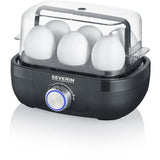 Cuiseur a oeufs SEVERIN - EK3166 - Capacité 6 oeufs - 3 modes de cuisson - 420W