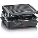 Appareil a raclette SEVERIN - RG2370 - Jusqu'a 4 personnes - Format compact 21x21cm - 600W