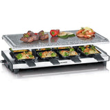 Appareil a raclette - SEVERIN - RG2374 - 8 personnes - Revetement anti-adhésif - 1500 W - Noir