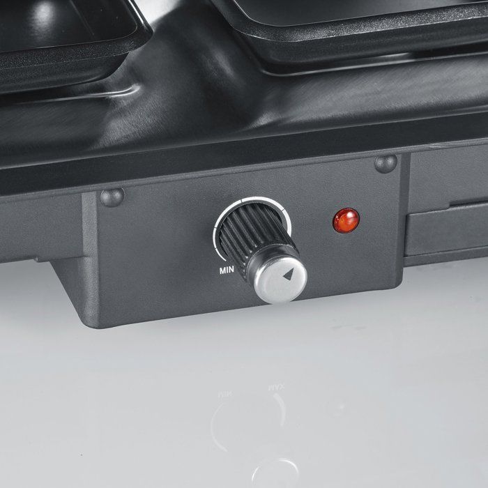 Appareil a raclette - SEVERIN - RG2374 - 8 personnes - Revetement anti-adhésif - 1500 W - Noir
