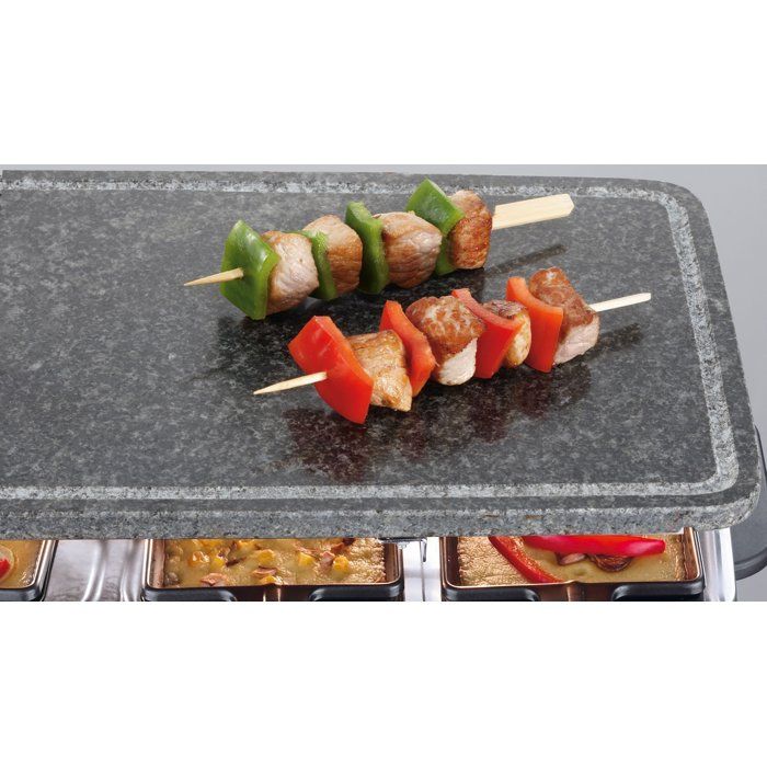 Appareil a raclette - SEVERIN - RG2374 - 8 personnes - Revetement anti-adhésif - 1500 W - Noir
