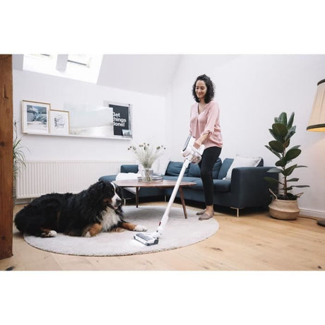SEVERIN HV7166 - Aspirateur balai multifonctions 25,2V sans fil, 60 min. d'autonomie, brosse High-Speed, éclairage LED, filtre HEPA