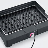 Barbecue électrique SEVERIN - PG8567 - Surface de cuisson 44,5x26cm - Thermostat réglable - 2200W