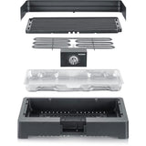 Barbecue électrique SEVERIN - PG8567 - Surface de cuisson 44,5x26cm - Thermostat réglable - 2200W
