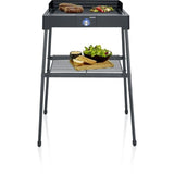 Barbecue électrique SEVERIN - PG8568 - Surface de cuisson 44,5x26cm - Hauteur 85cm - 2200W