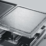 Appareil a raclette SEVERIN - RG2376 - Jusqu'a 8 personnes - Pierre de cuisson naturelle et plaque réversible - 1400W