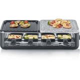 Appareil a raclette SEVERIN - RG2366 - Jusqu'a 8 personnes - Pierre naturelle et plaque de cuisson réversible - 1300W
