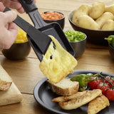 Appareil a raclette - SEVERIN - RG9670 - 8 personnes - Grande plaque de cuisson antiadhÈsive  41,7 x 26,3 cm - 1400 W - Noir