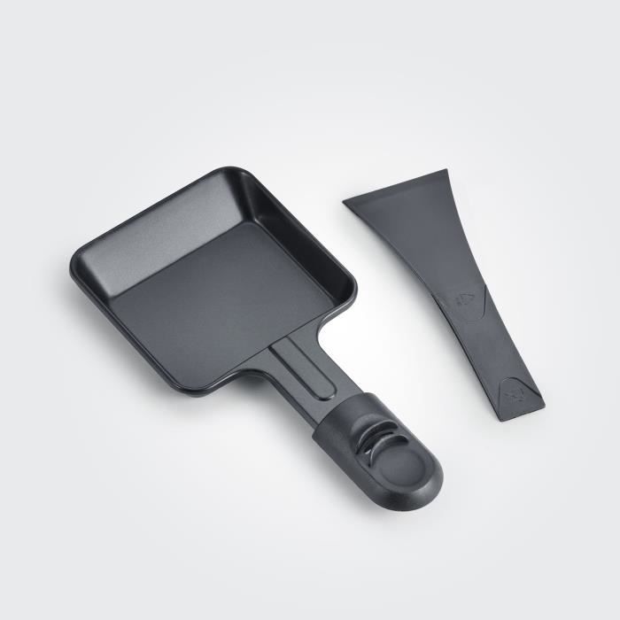 Appareil a raclette - SEVERIN - RG9670 - 8 personnes - Grande plaque de cuisson antiadhÈsive  41,7 x 26,3 cm - 1400 W - Noir