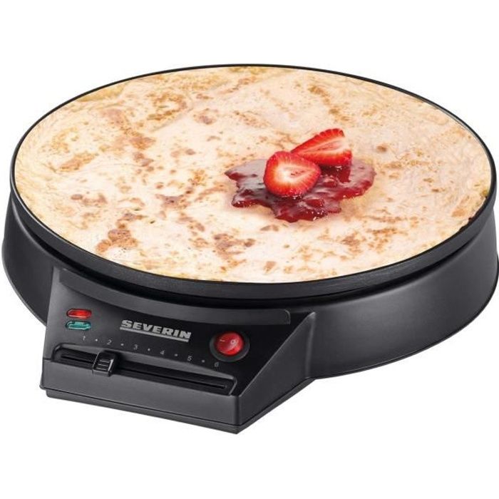 Crepiere SEVERIN - CM2198 - Diametre 30cm - Thermostat réglable - 1000W