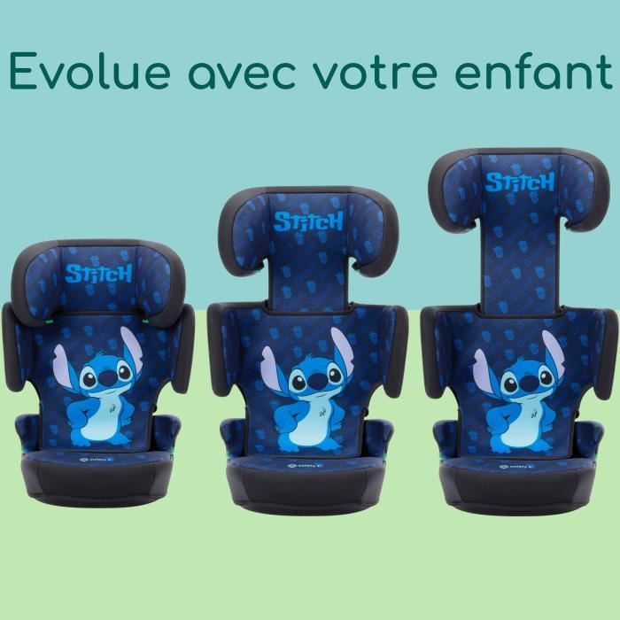 SAFETY 1st Disney© Siege auto Helia i-Safe i-Size Stitch, groupe 2/3, 3,5 ans a 10/12 ans, 15-36kg, Classic Stitch