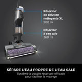 Shark HydroVac WD210EU - Aspirateur Laveur sans fil pour sols durs - Brosse rotative antimicrobienne