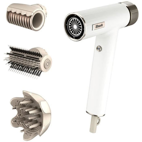 Sčche-cheveux - SHARK HD334EU - SpeedStyle - Boucleur & RapidGloss - Pour cheveux lisses et ondulés - Séchage rapide
