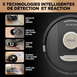 Aspirateur Robot et Laveur Shark RV2800ZEEU PowerDetect NeverTouch Pro 2-en-1 - Autovidant - Autoremplissant - Autonettoyant
