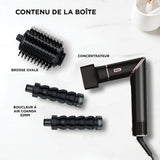 Seche-cheveux & styler soufflant 2 en 1- SHARK FLEXSTYLE - HD426EU - 3 accessoires - Noir et rose gold - 1400 W