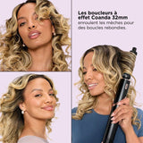 Seche-cheveux & styler soufflant 2 en 1- SHARK FLEXSTYLE - HD426EU - 3 accessoires - Noir et rose gold - 1400 W