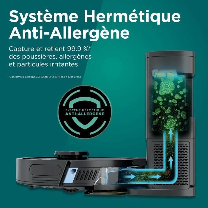 Shark Matrix Plus RV2620WAEU - Robot Aspirateur et Laveur auto-vidant 2-en-1 - Nettoie les coins et les angles - Couverture optimale