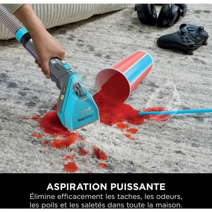 SHARK PX250EUT StainStriker Détacheur HairPro Pet - Moquettes, tapis, meubles, escaliers les voitures - 450W - 1,2 L - 1,26 m
