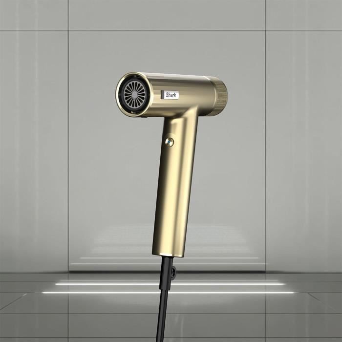 Seche-cheveux - SHARK - SpeedStyle Pro 3-en-1 - 1750 W - 3 accessoires - Édition limitée Gold