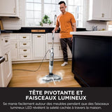 SHARK S8201EU Steam Mop - Balai Vapeur Automatique - 2 tampons rotatifs - 3 réglages vapeur - Elimine taches et saleté