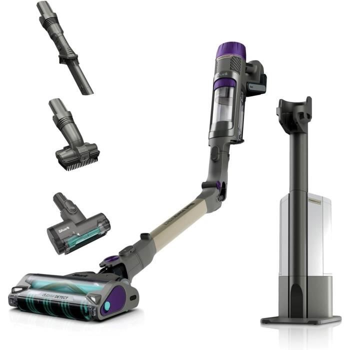 Aspirateur Balai - Shark Power Detect IP3251EUT - Base de vidage automatique - 2L - 70 min autonomie