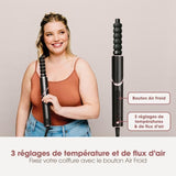 Seche-cheveux & styler 2 en 1 - SHARK FLEXSTYLE - HD446EU- 5 accessoires - Noire- 1400 W- Edition 2024