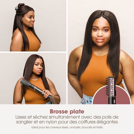 Seche-cheveux & styler 2 en 1 - SHARK FLEXSTYLE - HD446EU- 5 accessoires - Noire- 1400 W- Edition 2024