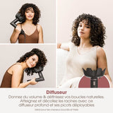 Seche-cheveux & styler 2 en 1 - SHARK FLEXSTYLE - HD446EU- 5 accessoires - Noire- 1400 W- Edition 2024