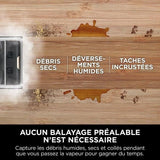 Shark SteamPickUp SD200EU - Balai Vapeur 3-en-1 pour sols durs - Sépare débris humides et secs