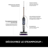 Shark SteamPickUp SD200EU - Balai Vapeur 3-en-1 pour sols durs - Sépare débris humides et secs