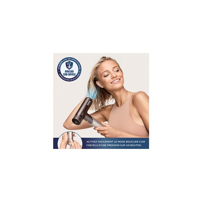 Seche-cheveux - Shark - SpeedStyle Pro FLEX - HD752EU - 1700 W - Technologie IQ - Mode Scalp Shield