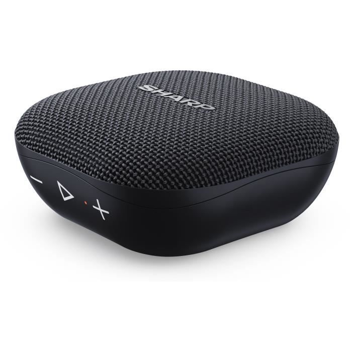 Enceinte Portable - SHARP - GX-BT60BK - 6W - Bluetooth 5.0 - Étanche et Robuste