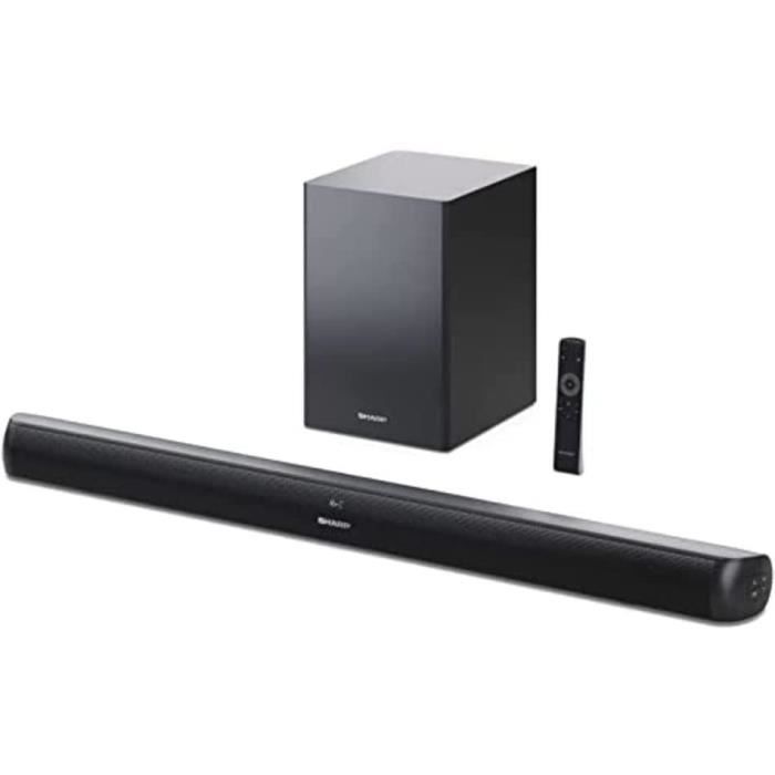 Barre de son SHARP HT-SBW202 - Bluetooth 4.2 - 200W - HDMI, USB, Aux-in 3,5mm - Noir