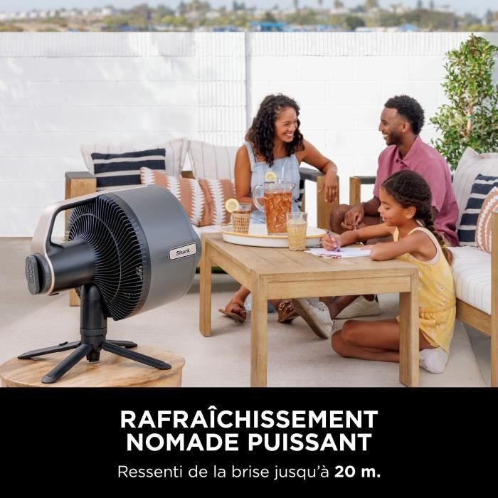 Ventilateur brumisateur - SHARK - FA300EU - Intérieur et extérieur - FlexBreeze ProMist