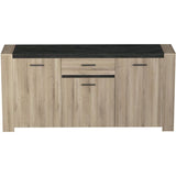 Ensemble table et buffet - SHEFFIELD - Chene Kronberg / Sidewalk - DEMEYERE