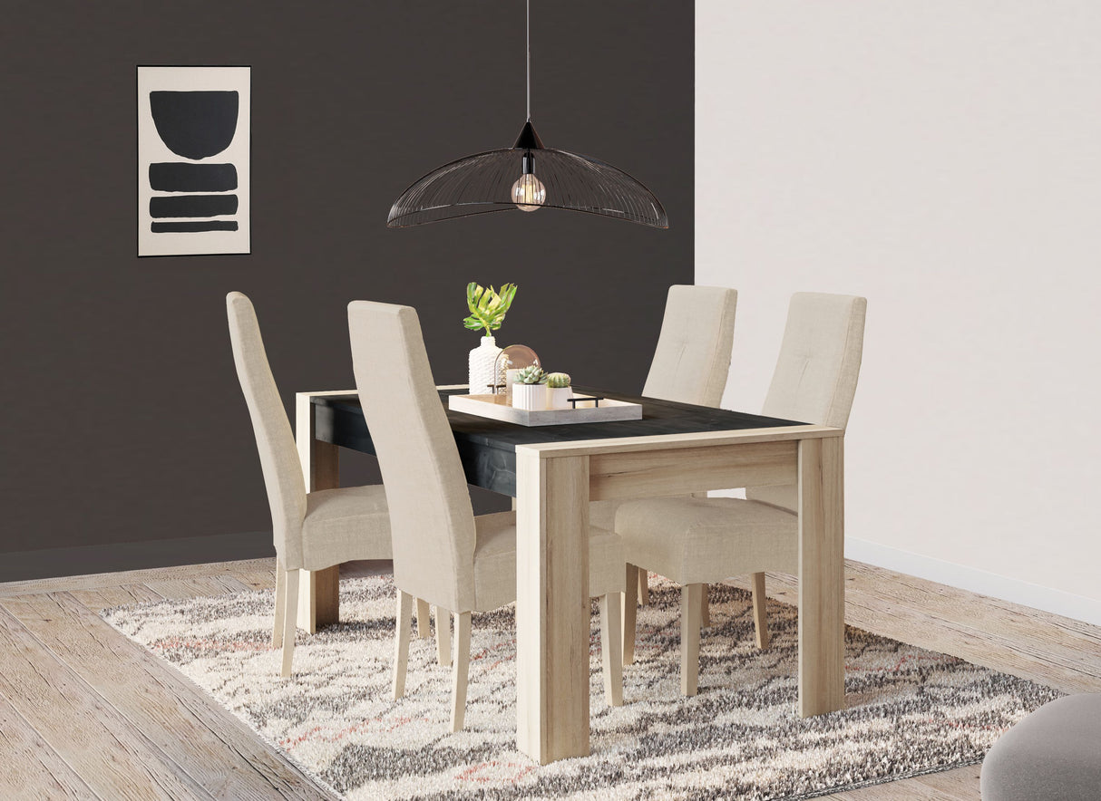 Ensemble table et buffet - SHEFFIELD - Chene Kronberg / Sidewalk - DEMEYERE