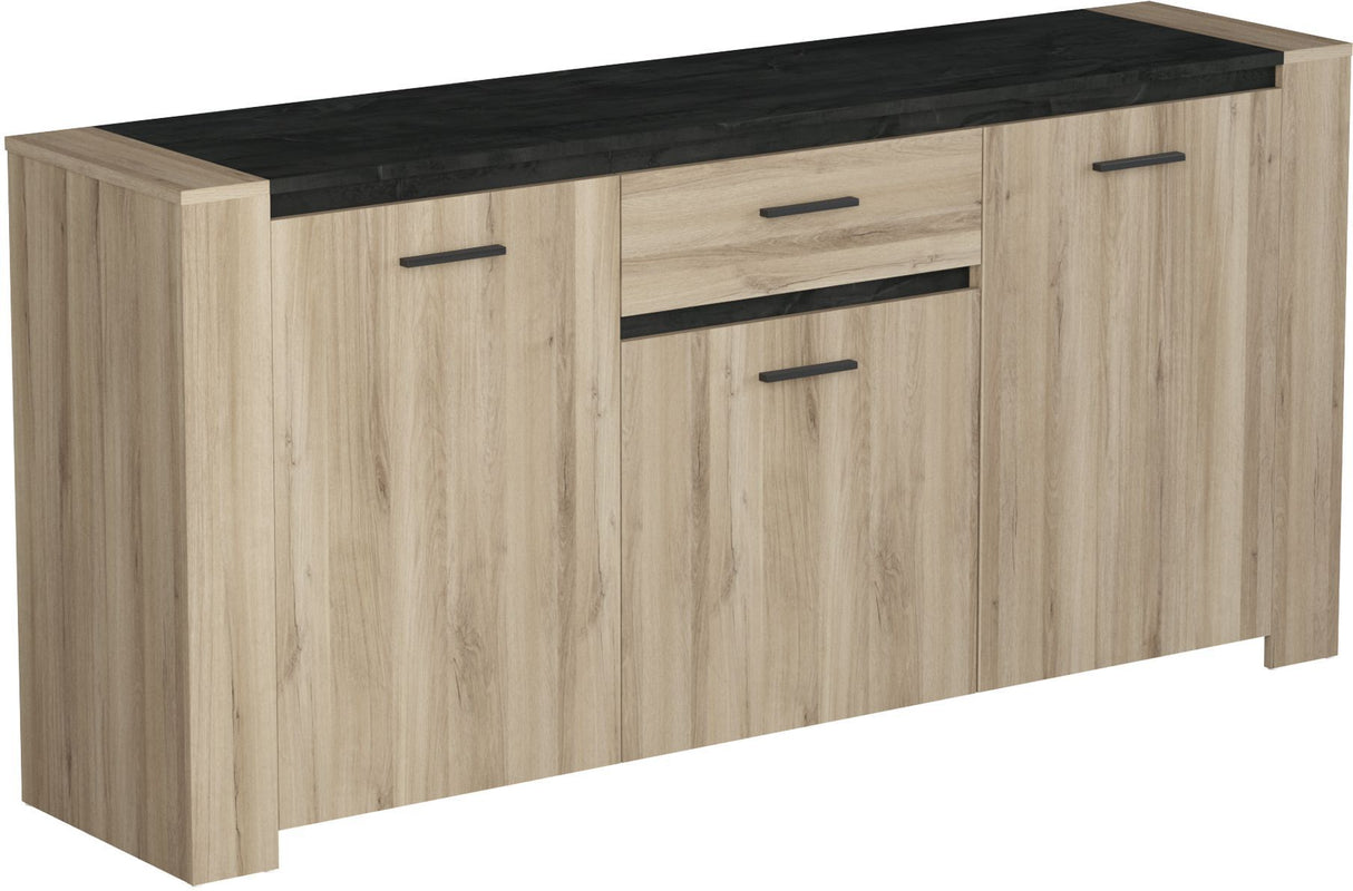 Ensemble table et buffet - SHEFFIELD - Chene Kronberg / Sidewalk - DEMEYERE